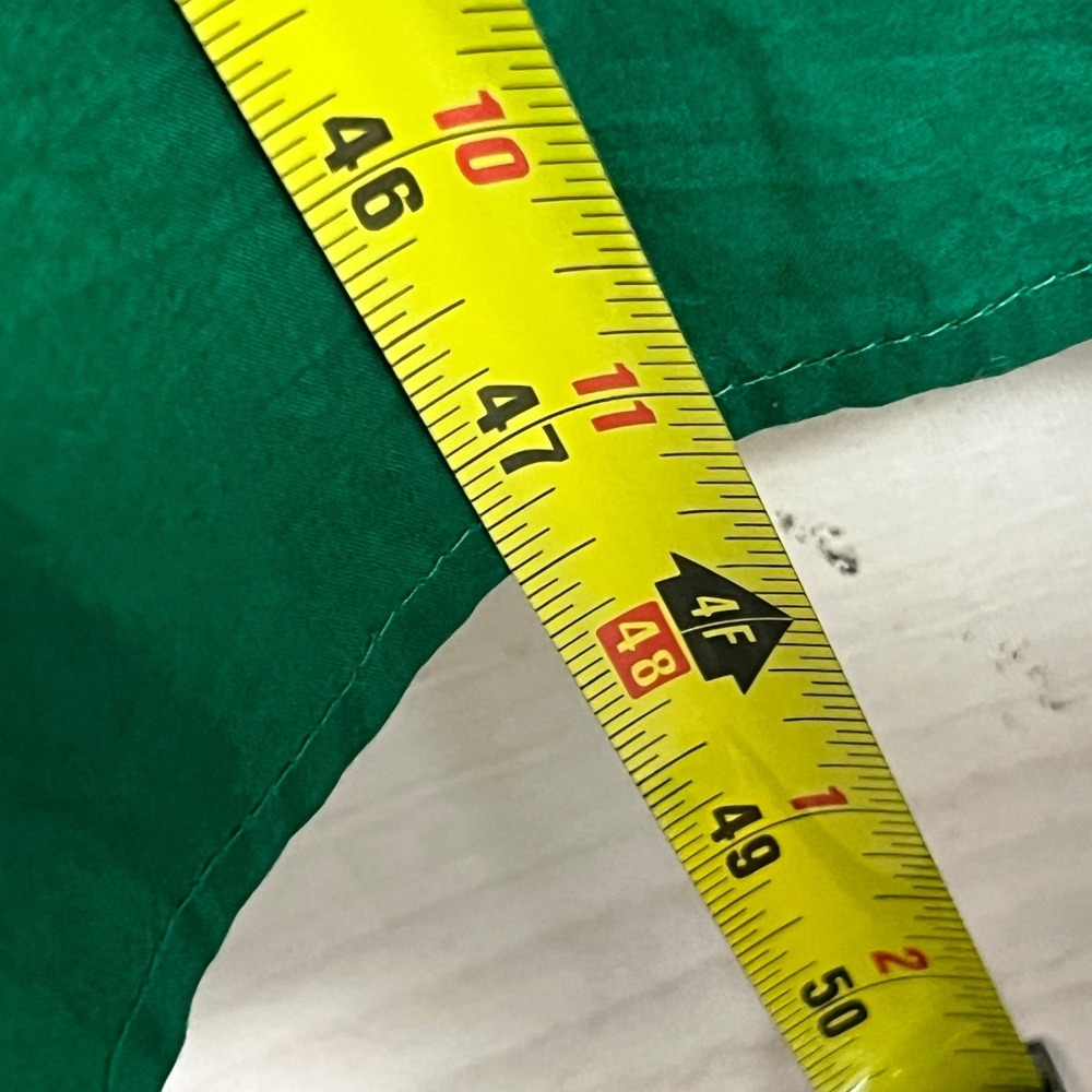 Celandine Dress Womens XS Green Cotton Poplin Midi Pockets Smocked Scoop Back - Picture 6 of 10